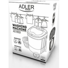Adler AD 8051 Top-Loading Washing Machine - Efficient, Stylish & Reliable Clean for Your Home!